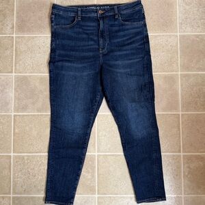 American Eagle Outfitters Dark Blue Skinny Jeans